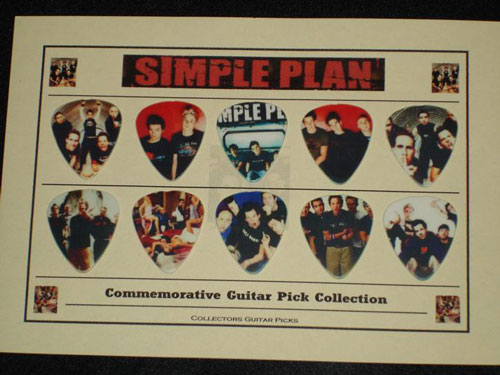Simple PLan Rare New Commemorative Guitar Picks Frame