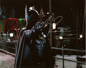 BATMAN RETURNS HAND SIGNED 8x10" Photo COA MICHAEL KEATON