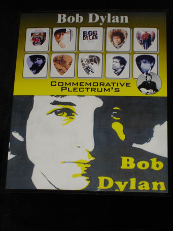 Bob Dylan Commemorative Photo Guitar Picks Set! Limited