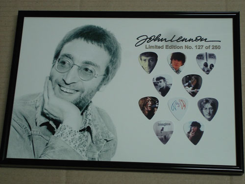 John Lennon Rare Signed New Limited Edition Guitar Picks Of 250